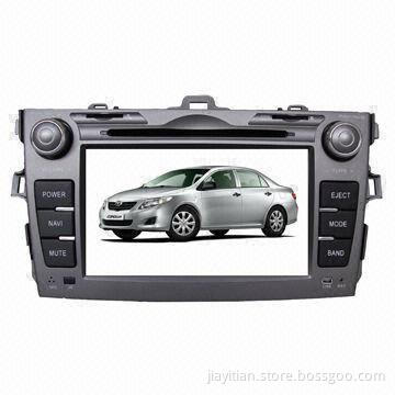 In-dash Car DVD Players, Suitable for Toyota Corolla 2007-2011, Supports TV/BT/GPS/iPod Functions